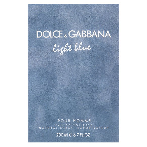 Dolce & Gabbana Light Blue Pour Homme Eau de Toilette da uomo 200 ml