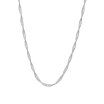 Cadena de plata, diseño delicado