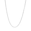 Cadena de plata, diseño delicado