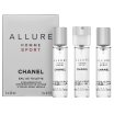 Chanel Allure Homme Sport - Refill toaletna voda za muškarce 3 x 20 ml