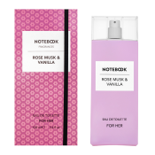 Aquolina Notebook - Rose Musk & Vanilla toaletná voda pre ženy 100 ml