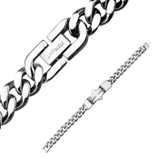 Pánsky náramok z chirurgickej ocele s krížovým dizajnom