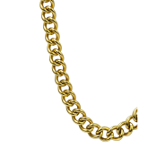 Řetízek ve zlaté barvě z chirurgické oceli s klasickým zapínáním