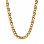 Řetízek ve zlaté barvě z chirurgické oceli s klasickým zapínáním