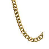 Řetízek ve zlaté barvě z chirurgické oceli s klasickým zapínáním