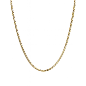 Retiazka z chirurgickej ocele so štvorcovým vzorom a karabínkovým zapínaním