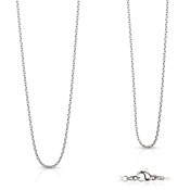 Řetízek z chirurgické oceli, jemný design, zapínání na patentku