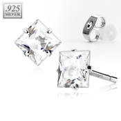 Nitne naušnice od 925 srebra s istaknutim cirkonima