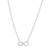 Stříbrný náhrdelník se symbolem nekonečna