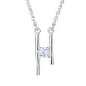Stříbrný náhrdelník s přívěskem