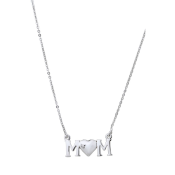 Ezüst nyaklánc gyémánttal