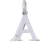 Strieborný prívesok s diamantom