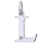 Stříbrný přívěsek s diamantem