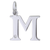 Stříbrný přívěsek s diamantem