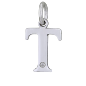 Srebrni obesek z diamantom