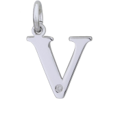 Strieborný prívesok s diamantom