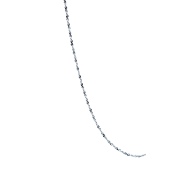 Strieborná retiazka, jemný dizajn