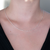 Srebrni lančić, nježan dizajn