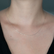 Srebrni lančić, nježan dizajn