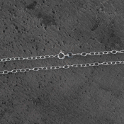 Srebrni lančić, nježan dizajn