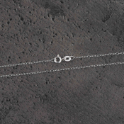 Stříbrný řetízek, jemný design