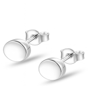 Strieborné puzetové náušnice