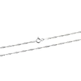 Catena d'argento, design delicato