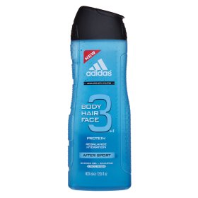 Adidas 3 After Sport sprchový gél pre mužov 400 ml