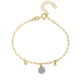 Pulsera de plata con colgantes