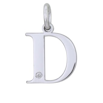 Pandantiv din argint cu diamant