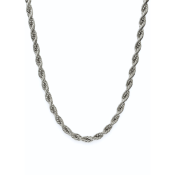 Lănțișor din oțel inoxidabil cu model gravat greco-roman