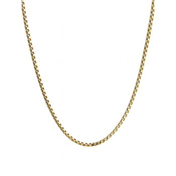 Řetízek z chirurgické oceli se čtvercovým vzorem a zapínáním na karabinku