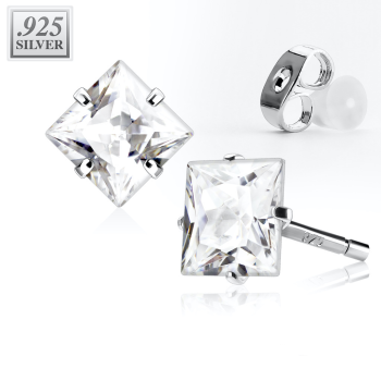 Náušnice ze stříbra 925 s kubickými zirkony