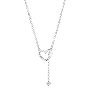Srebrna ogrlica s srčki