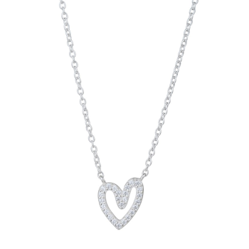 Srebrna ogrlica s srcem