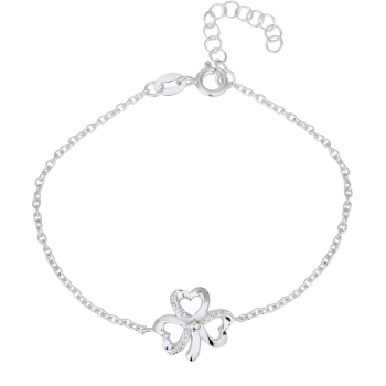 Srebrna zapestnica s trikotnikom