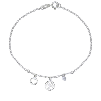 Brățară din argint cu pandantive