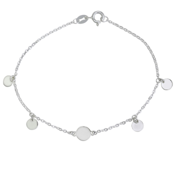 Srebrna narukvica s privjescima