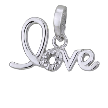 Srebrni obesek z diamantom