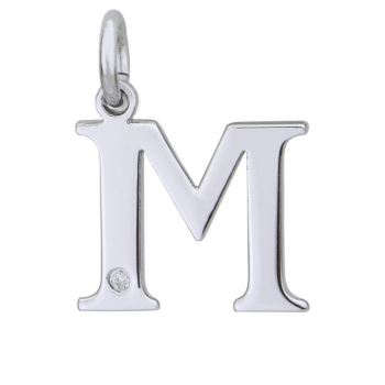 Pandantiv din argint cu diamant