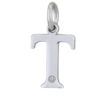 Srebrni obesek z diamantom