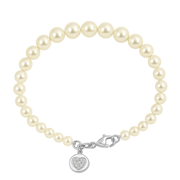 Srebrna narukvica s biserima