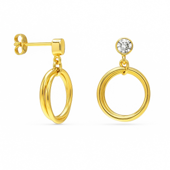 Naušnice na čepić, obruči