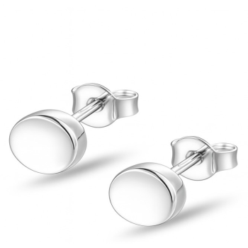 Srebrni uhani z obeskom