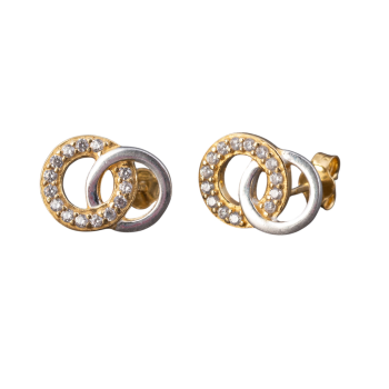 Cercei cu pandantiv, design circular