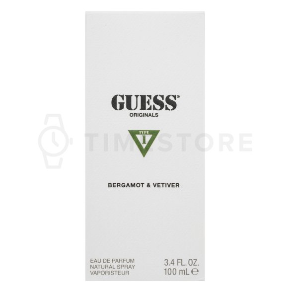 Guess Originals Type 1 Bergamot & Vetiver Eau de Parfum unisex 100 ml