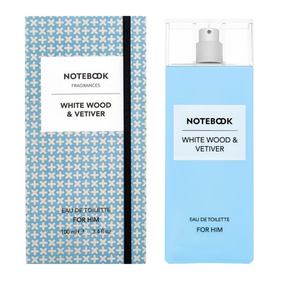 Aquolina Notebook - White Wood & Vetiver Eau de Toilette férfiaknak 100 ml
