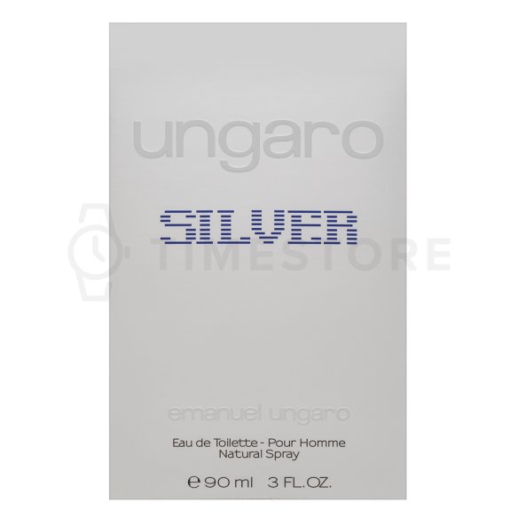 Emanuel Ungaro Ungaro Silver Eau de Toilette férfiaknak 90 ml