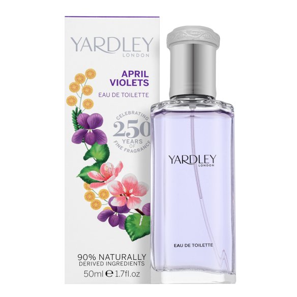 Yardley April Violets Contemporary Edition Eau de Toilette nőknek 50 ml