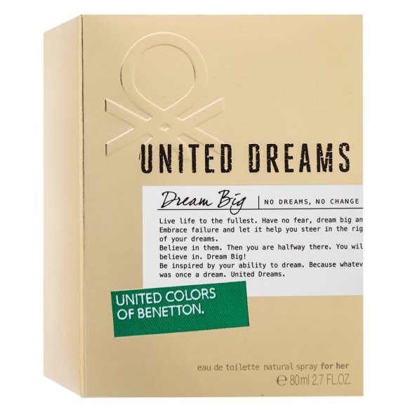 Benetton United Dreams Dream Big toaletní voda pro ženy 80 ml
